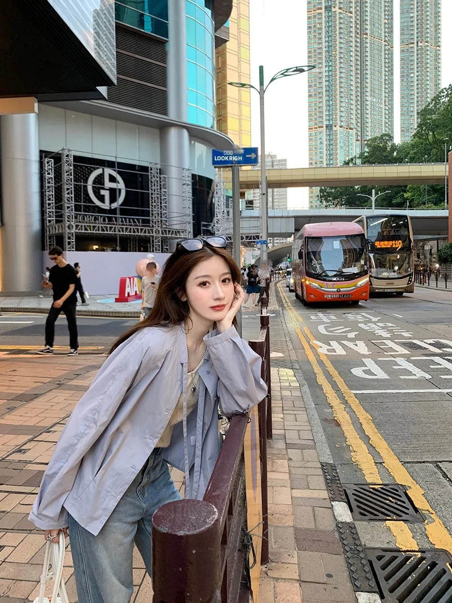 Design Sensation Long Sve irt Women's Autumn Belted YANUOYU【Blue Wave Sea Salt】Ele Cotton Blend Busin Casual irt
Design Sensation Long Sve irt Women's Autumn Belted YANUOYU【Blue Wave Sea Salt】Ele Cotton Blend Busin Casual irt