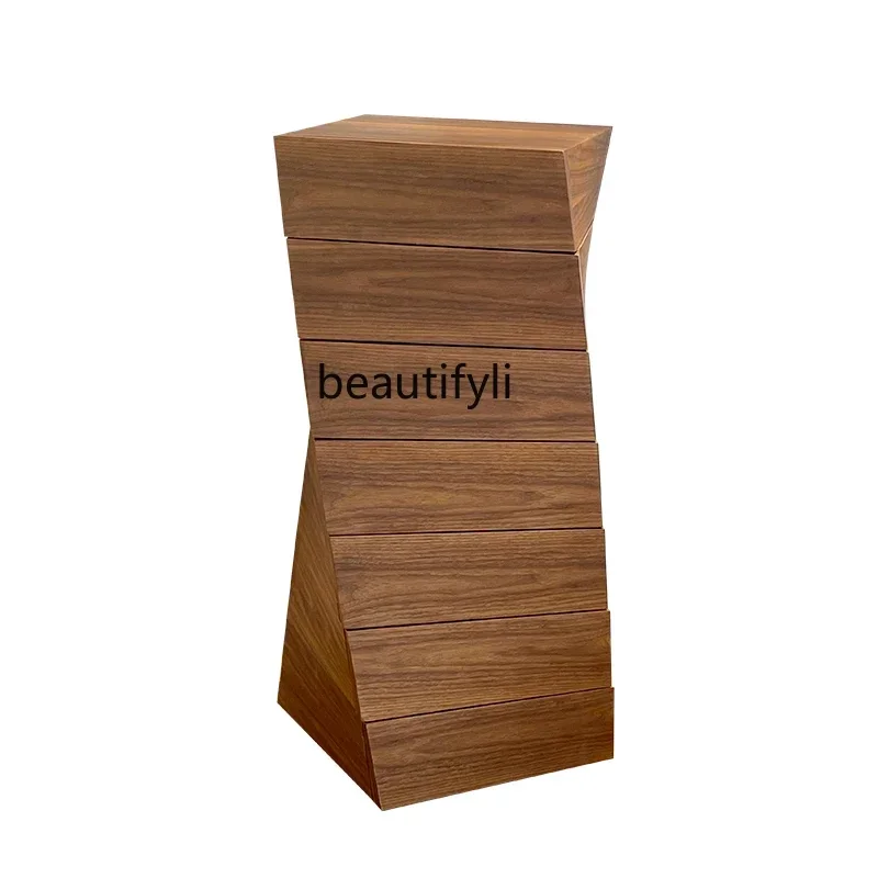 cc182French walnut home light luxury chest side cabinet antique designer R
cc182French walnut home light luxury chest side cabinet antique designer R