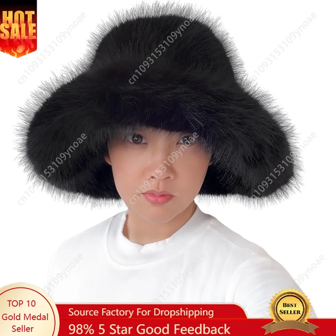 Vintage Solid Color Bucket Hat Sexy Women Men Teentager Oversized Winter Faux Fur Warm Hat Long Plush Fur Wide Brim Plastic Brim
Vintage Solid Color Bucket Hat Sexy Women Men Teentager Oversized Winter Faux Fur Warm Hat Long Plush Fur Wide Brim Plastic Brim