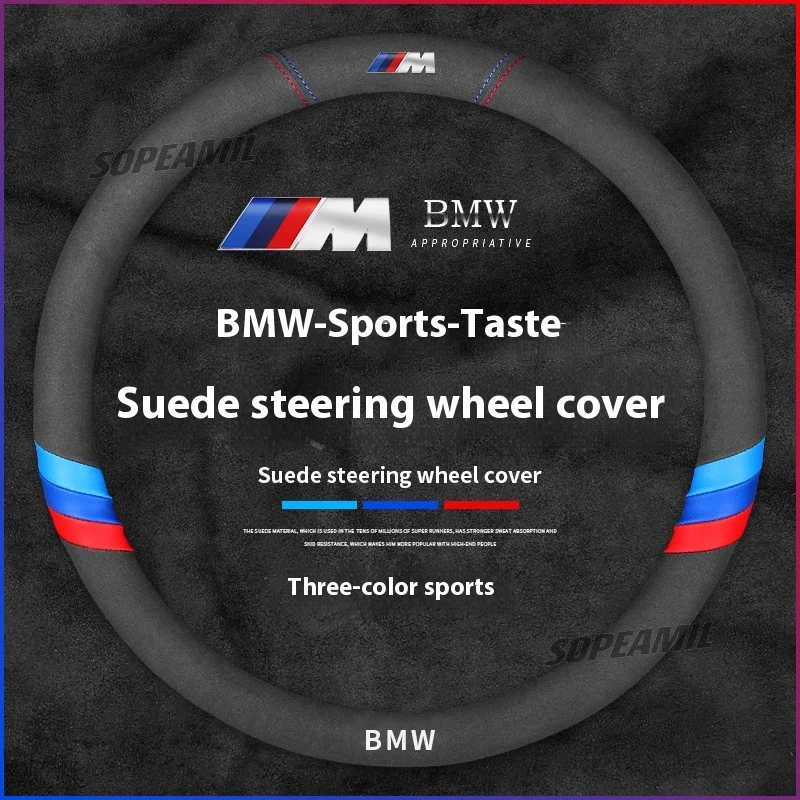 Car Suede Steering Wheel Cover For BMW M X1 X2 X3 X4 X5 X7 E36 E39 E46 E60 E70 E87 E90 E91 E92 F01 F10 F15 F20 F30 G20 G30 M2 M3
Car Suede Steering Wheel Cover For BMW M X1 X2 X3 X4 X5 X7 E36 E39 E46 E60 E70 E87 E90 E91 E92 F01 F10 F15 F20 F30 G20 G30 M2 M3
