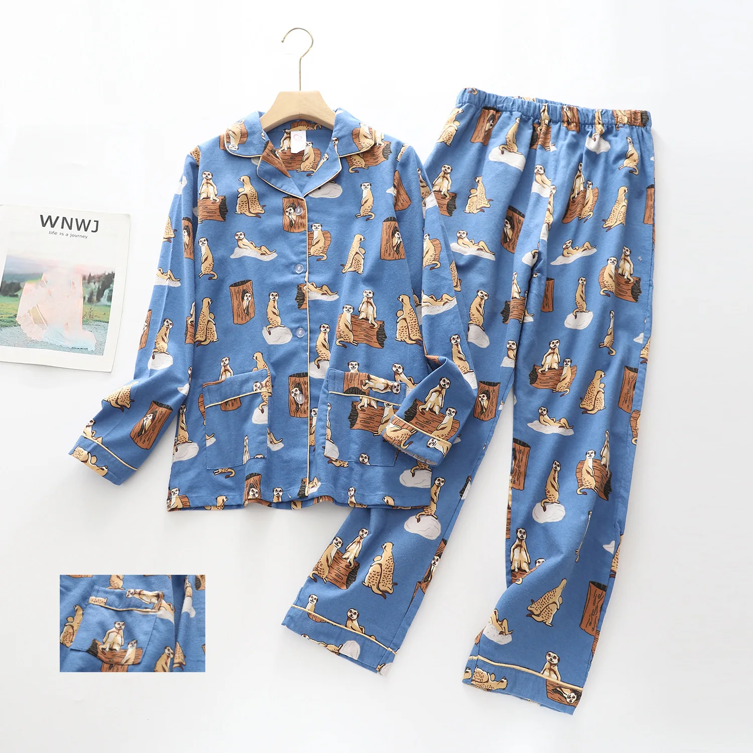 Men's Women's Spring Autumn Winter Cartoon Patterned Fleece Pajamas Couples Home Clothes Long Sleeve Thermal Thickened Sleepwear
Men's Women's Spring Autumn Winter Cartoon Patterned Fleece Pajamas Couples Home Clothes Long Sleeve Thermal Thickened Sleepwear