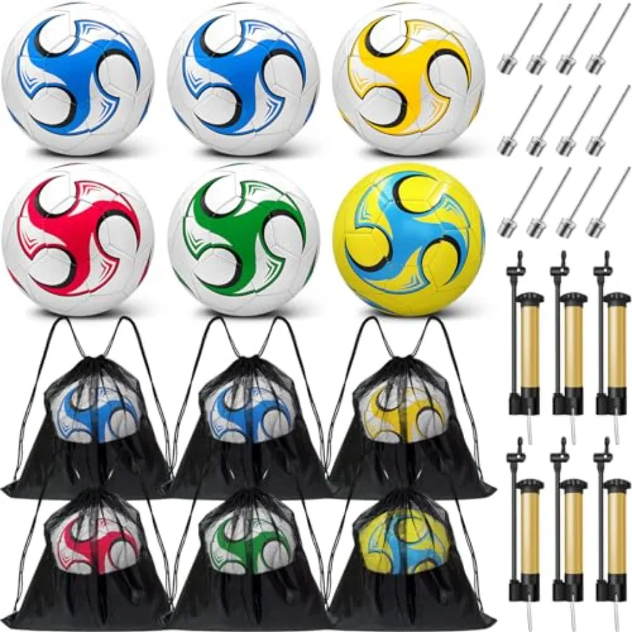 6 Pack Operation Deflated Christmas Soccer Ball with Pump for Child, Items Bulk Deals Soccer Balls, Soccer Balls with Mesh Spor
6 Pack Operation Deflated Christmas Soccer Ball with Pump for Child, Items Bulk Deals Soccer Balls, Soccer Balls with Mesh Spor