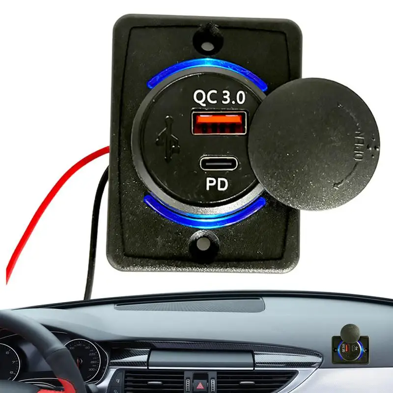 Square Car Charger Smart Auto Charger High-Speed USBQC3.0PD 18WPD Charger With Square Sliding Cover For Digital Camera Helper
Square Car Charger Smart Auto Charger High-Speed USBQC3.0PD 18WPD Charger With Square Sliding Cover For Digital Camera Helper