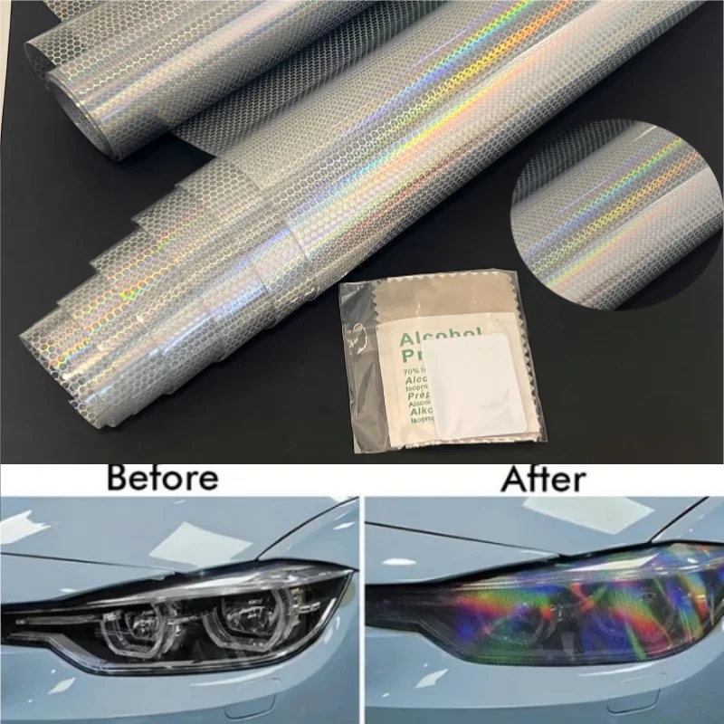 Car Sticker Headlight Lamp Film Auto Laser Honeycomb Taillight Lamp Sticker Waterproof Self-Adhesive Stickers for Car Accessory
Car Sticker Headlight Lamp Film Auto Laser Honeycomb Taillight Lamp Sticker Waterproof Self-Adhesive Stickers for Car Accessory