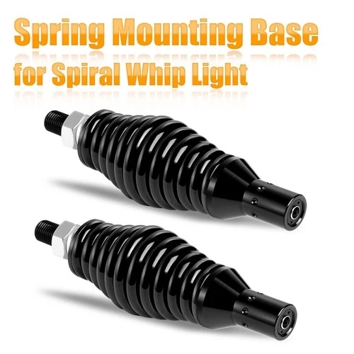 For Spiral/Smoked Antenna Light 2xLED Whip Mount Spring Black Quick Release Base
For Spiral/Smoked Antenna Light 2xLED Whip Mount Spring Black Quick Release Base