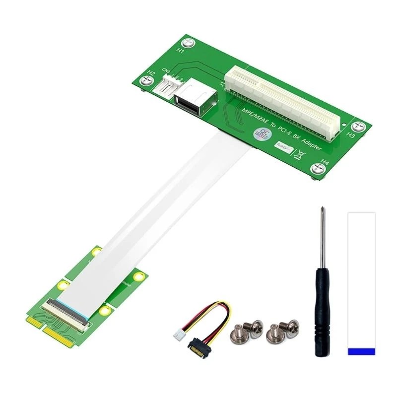 SZSU PCIExpress Adapter Cable, Mini PCIe to PCIE8X Extender Mini PCIE Extension Cable
SZSU PCIExpress Adapter Cable, Mini PCIe to PCIE8X Extender Mini PCIE Extension Cable