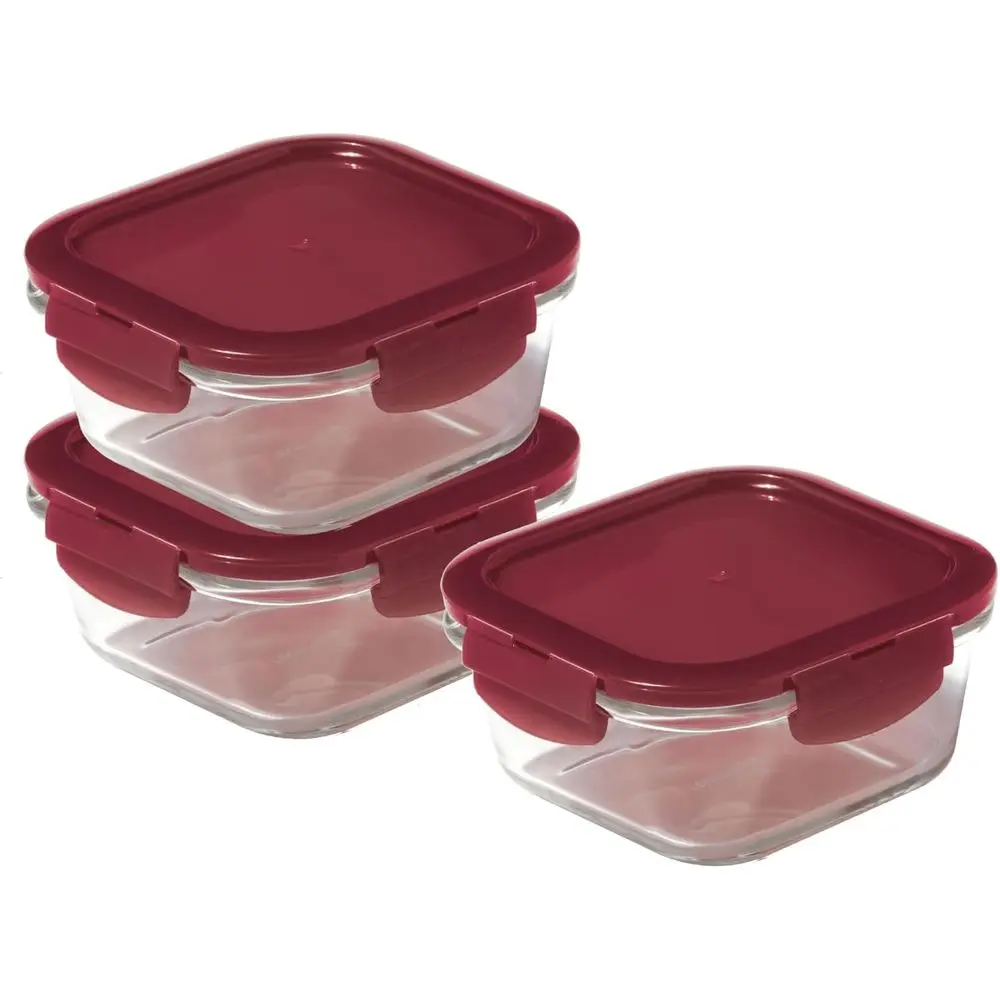 Airtight Leakproof Glass Food Containers Set of 3 - Oven and Dishwasher Safe, 500ml Each, Assorted Colors
Airtight Leakproof Glass Food Containers Set of 3 - Oven and Dishwasher Safe, 500ml Each, Assorted Colors