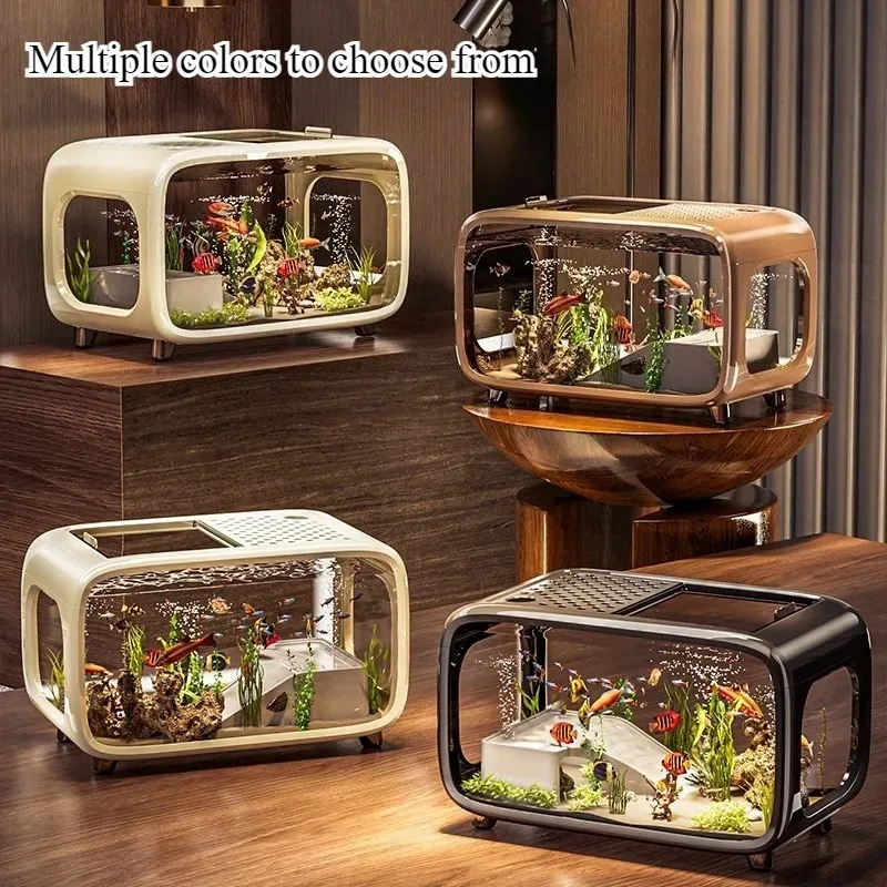 Creative fish tank household light luxury with lid new landscaping ecological tank wholesale high transparency and anti-drop
Creative fish tank household light luxury with lid new landscaping ecological tank wholesale high transparency and anti-drop