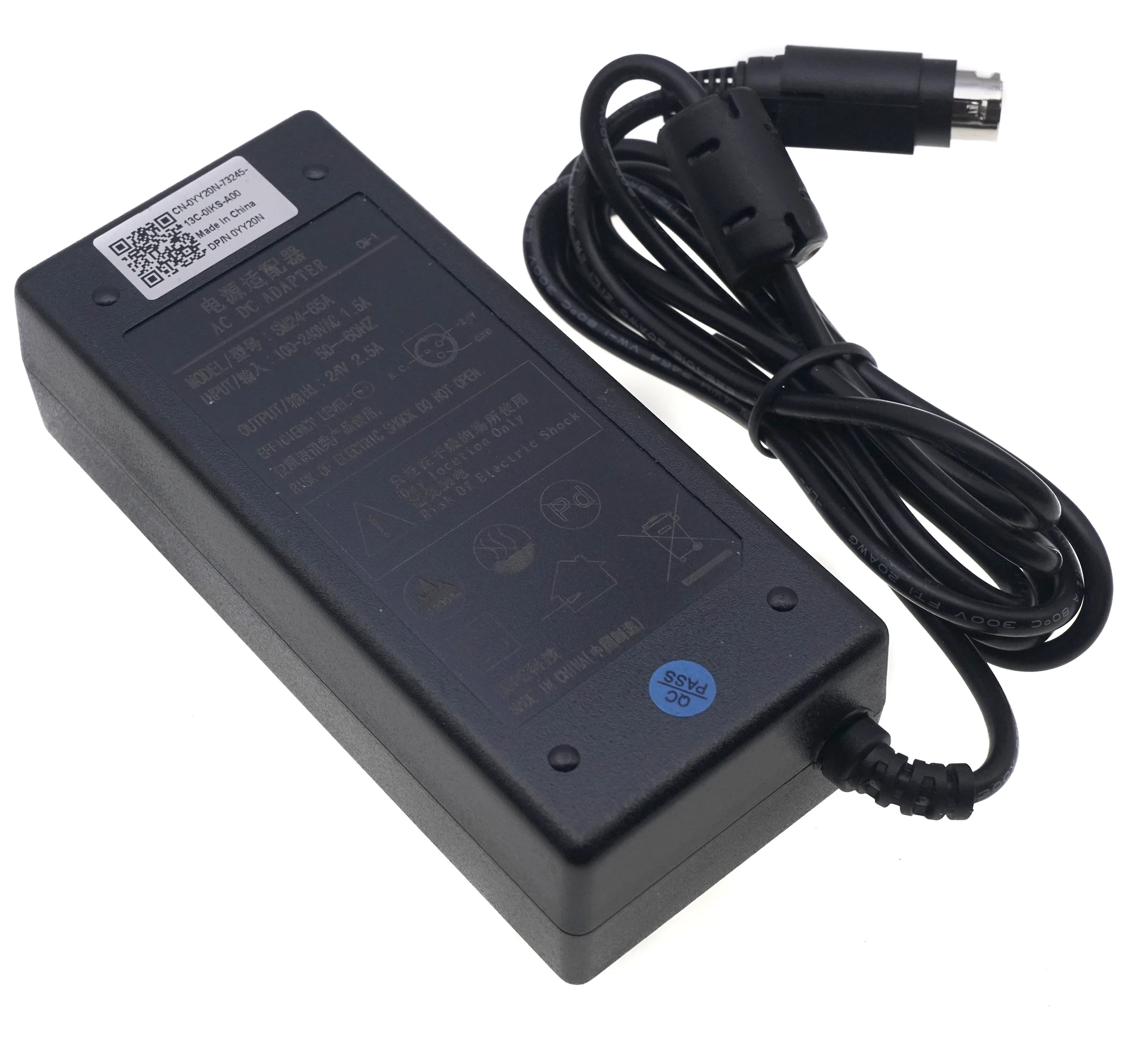 Оригинальный YC60-2402500 24 В 2,5 А 3-контактный Din адаптер переменного тока Зарядное устройство Блок питания принтера
Оригинальный YC60-2402500 24 В 2,5 А 3-контактный Din адаптер переменного тока Зарядное устройство Блок питания принтера