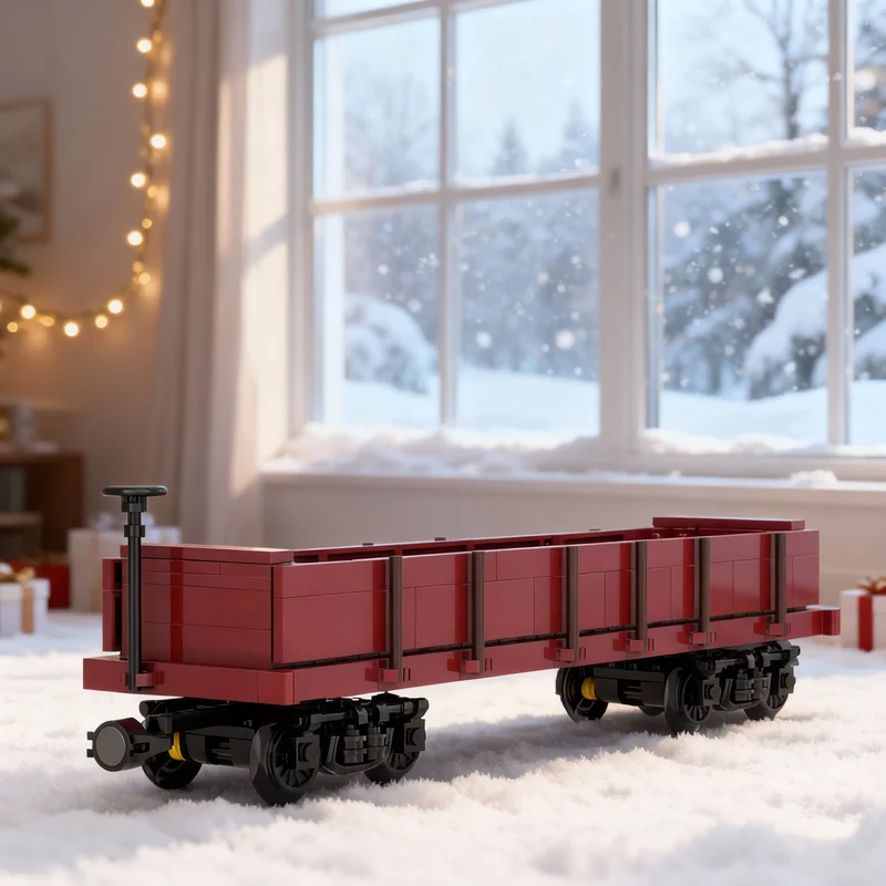 292 детали MOC: Модель железнодорожного вагона-платформы (гоночный) — конструктор, развивающая игрушка для детей, идея для творчества, рождественский подарок
292 детали MOC: Модель железнодорожного вагона-платформы (гоночный) — конструктор, развивающая игрушка для детей, идея для творчества, рождественский подарок