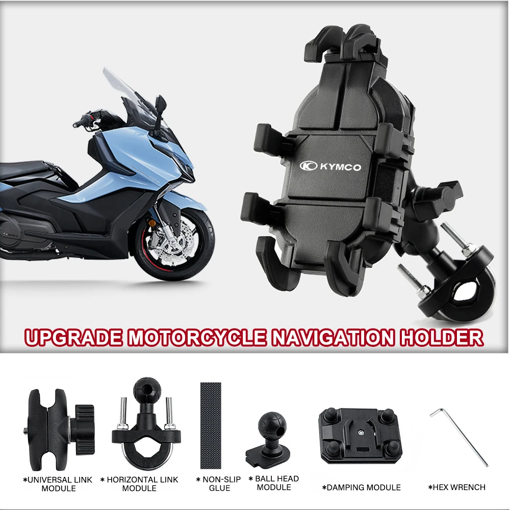 Rearview Mirror Motorcycle Phone Mount Anti-Shake Rotation Holder For Kymco LIKE 150 Any Like Q150 150KCC/150ACC RACING S150/125
Rearview Mirror Motorcycle Phone Mount Anti-Shake Rotation Holder For Kymco LIKE 150 Any Like Q150 150KCC/150ACC RACING S150/125