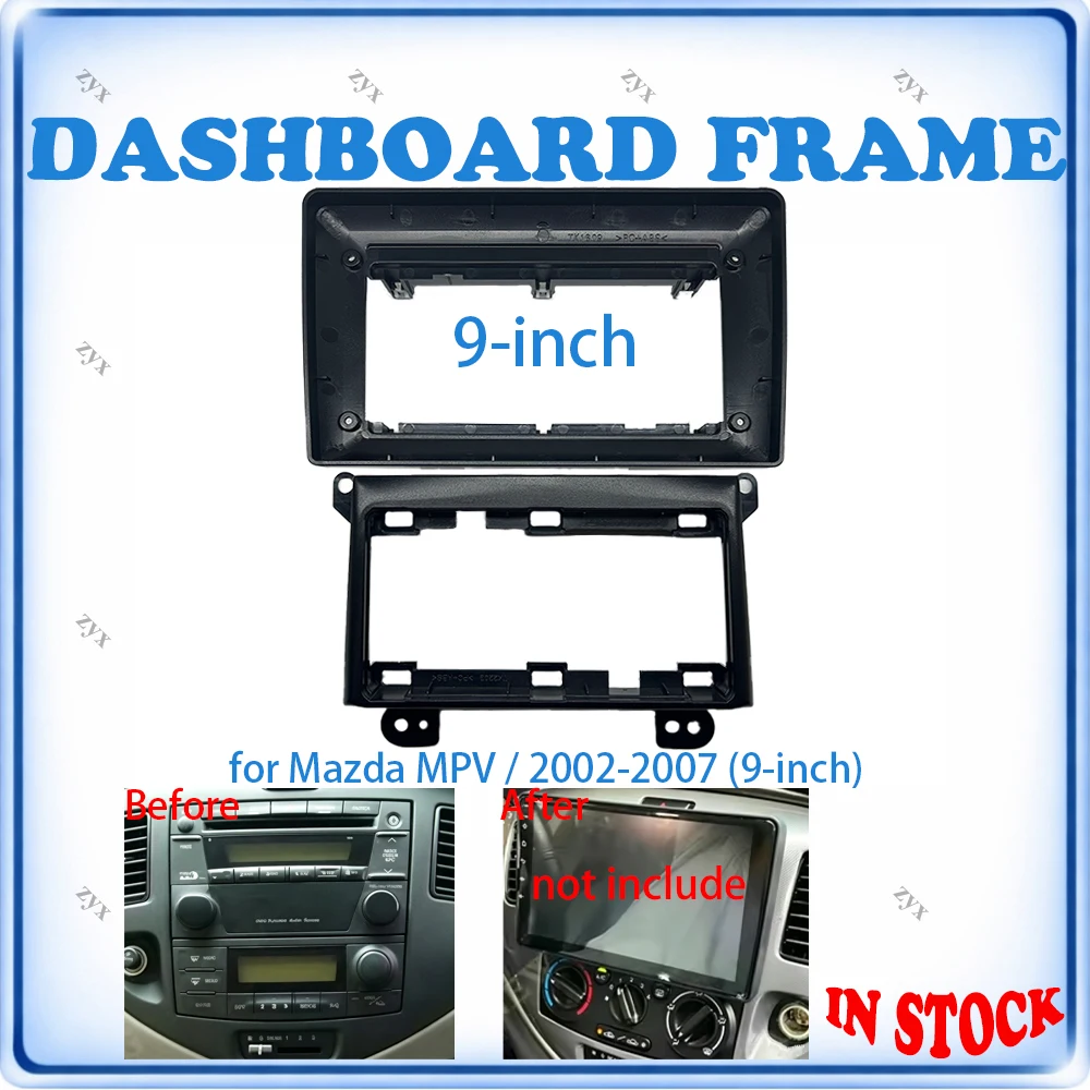 Car Radio Fascia Frame For Mazda MPV 2002-2007 9 inch Wiring Harness Power Cable Car Accessories Plug & Play
Car Radio Fascia Frame For Mazda MPV 2002-2007 9 inch Wiring Harness Power Cable Car Accessories Plug & Play