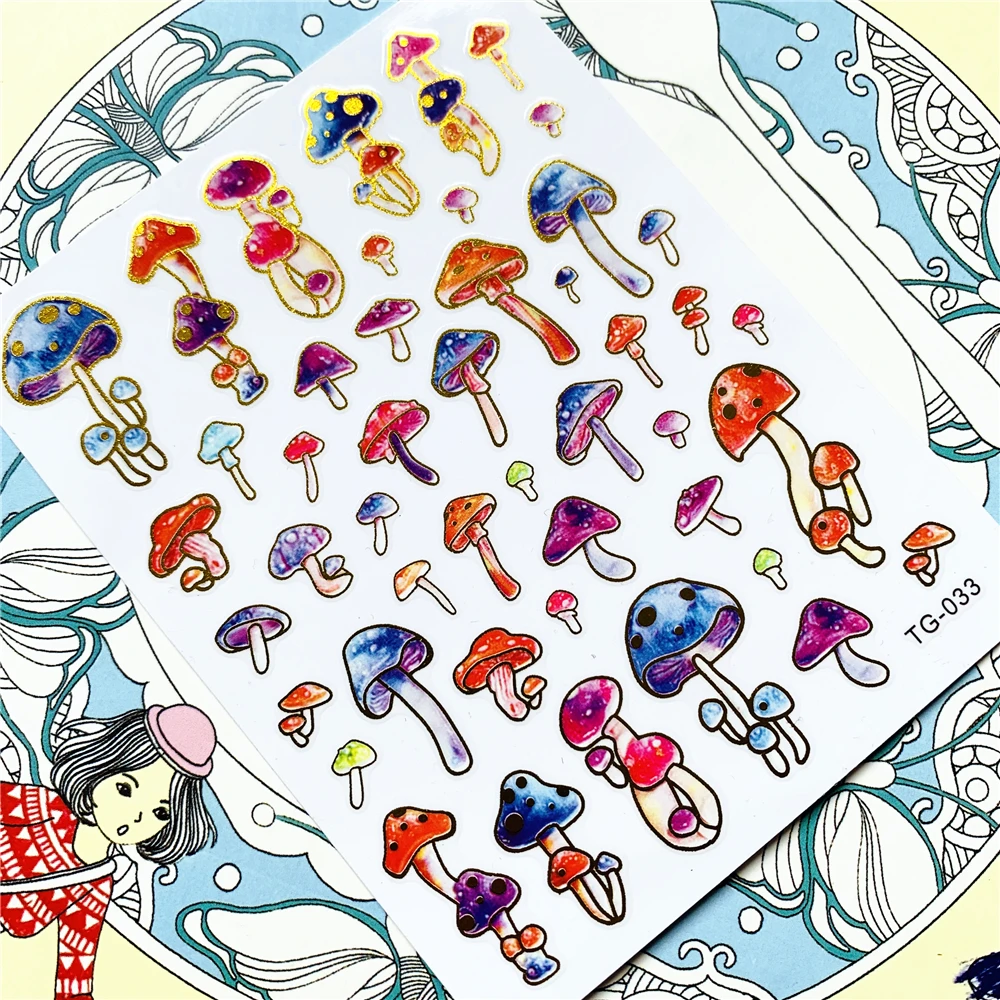 TG-033 TSC-566 Mushroom Owl insect Bee Bird DIY 3D Back glue Nail Art Stickers Decals Sliders Nail ornament decoration
TG-033 TSC-566 Mushroom Owl insect Bee Bird DIY 3D Back glue Nail Art Stickers Decals Sliders Nail ornament decoration