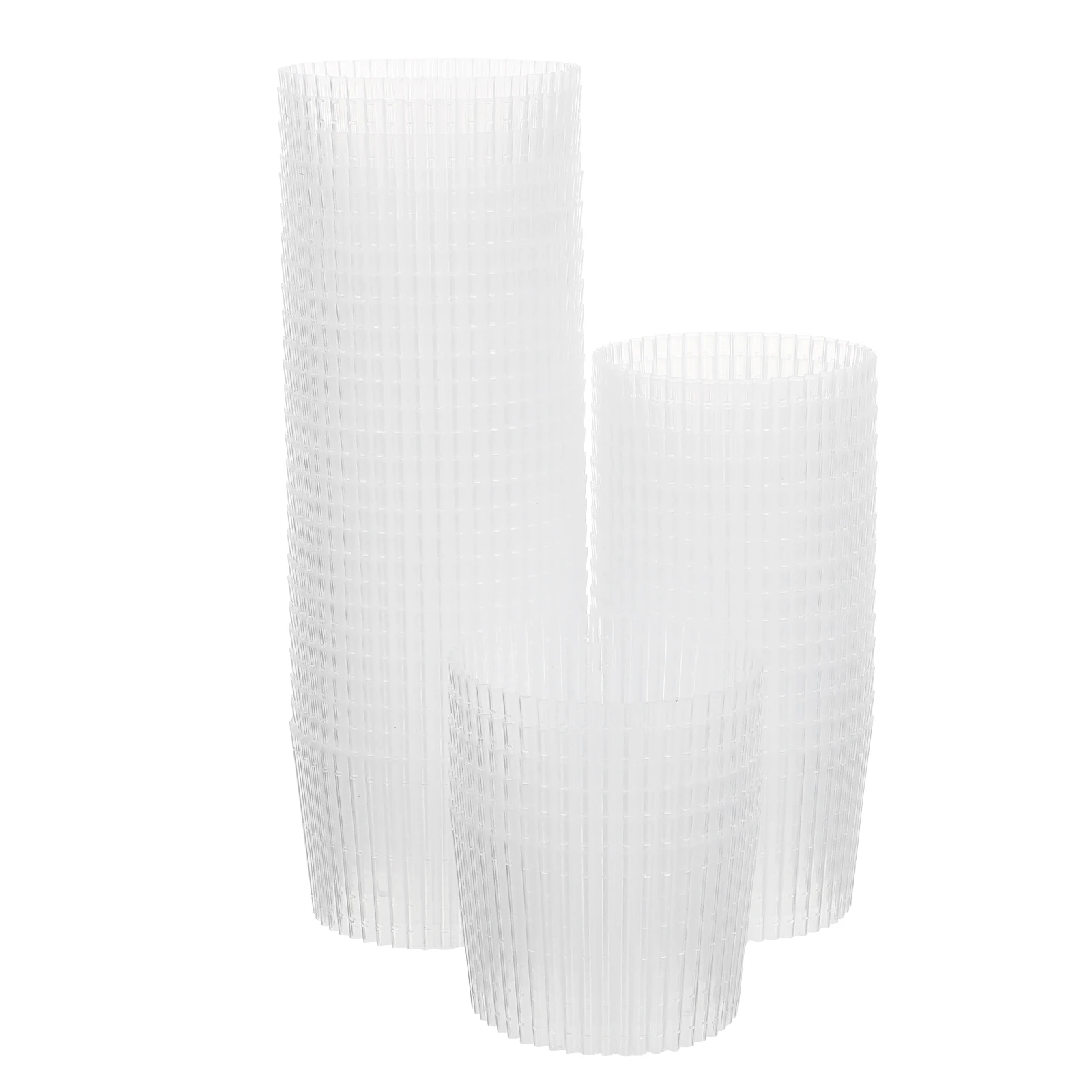 100 Pcs Transparent Cup Set Plastic Cups Sleeves Hot Coffee Insulated Protector Heat Resistant for
100 Pcs Transparent Cup Set Plastic Cups Sleeves Hot Coffee Insulated Protector Heat Resistant for