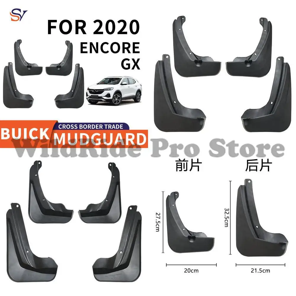 Front and Rear Easy Installation Protection Fender Flares for 2019-2021 Buick Encore GX
Front and Rear Easy Installation Protection Fender Flares for 2019-2021 Buick Encore GX