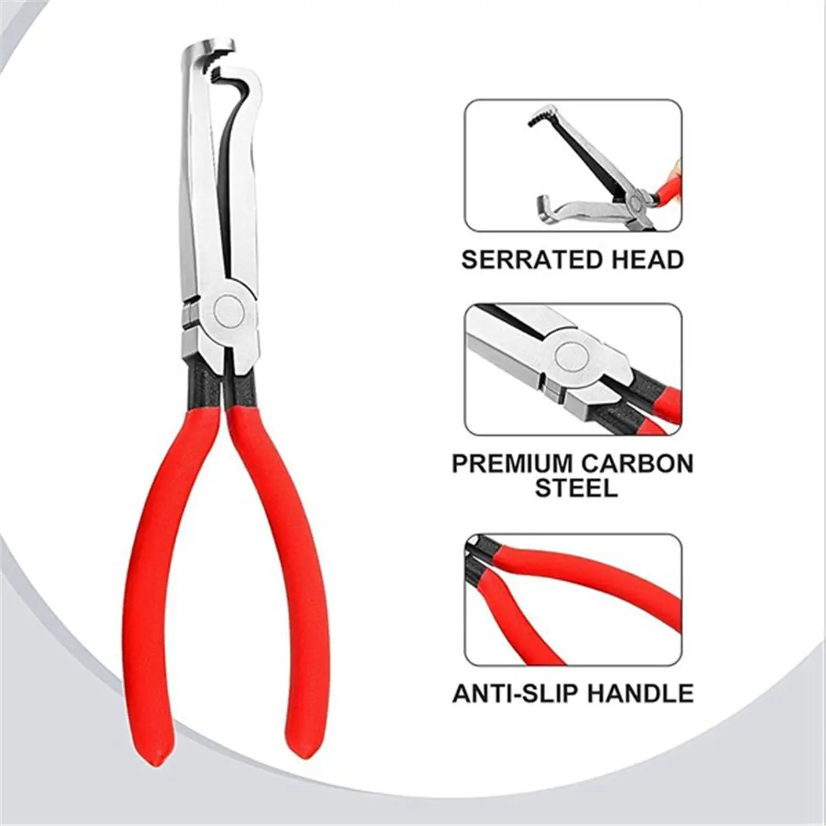 【BAAQ】 5-Piece Electrical Disconnect Clamp, Automotive Electrical Connector Disconnector Electrical Disconnect Pliers Set
【BAAQ】 5-Piece Electrical Disconnect Clamp, Automotive Electrical Connector Disconnector Electrical Disconnect Pliers Set