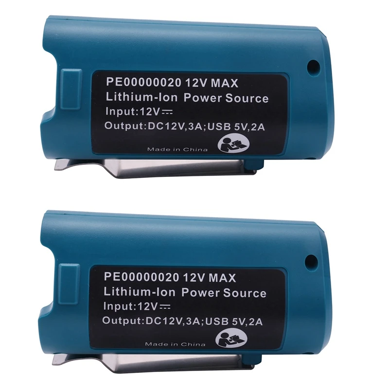 2X USB Power Source For Pe00000020 Heated Jackets Charger Adapter Converter 10.8V/12V Lithium- Bl1013 Bl1014
2X USB Power Source For Pe00000020 Heated Jackets Charger Adapter Converter 10.8V/12V Lithium- Bl1013 Bl1014