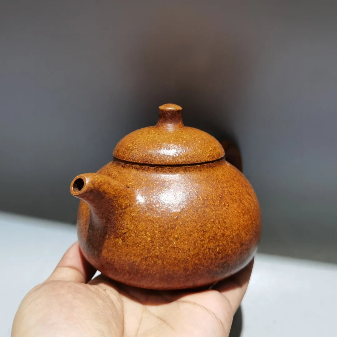 6"Chinese Yixing Purple Clay Teapot Wood burning texture Milk stove tripod hand pot Kettle Teapot Tea Ceremony
6"Chinese Yixing Purple Clay Teapot Wood burning texture Milk stove tripod hand pot Kettle Teapot Tea Ceremony
