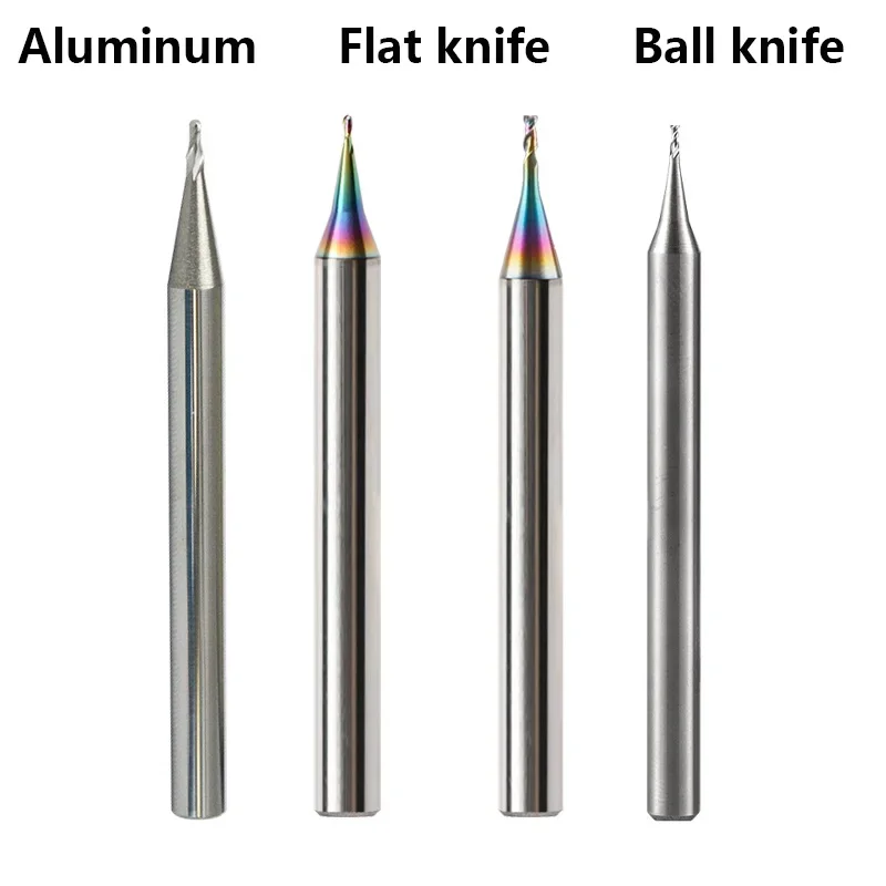 HRC55 HRC60 Tungsten Steel Carbide Micropath Milling Cutter For Aluminum CNC 2-Flute Colorful Coated Flat/Ball End Mill Tools
HRC55 HRC60 Tungsten Steel Carbide Micropath Milling Cutter For Aluminum CNC 2-Flute Colorful Coated Flat/Ball End Mill Tools