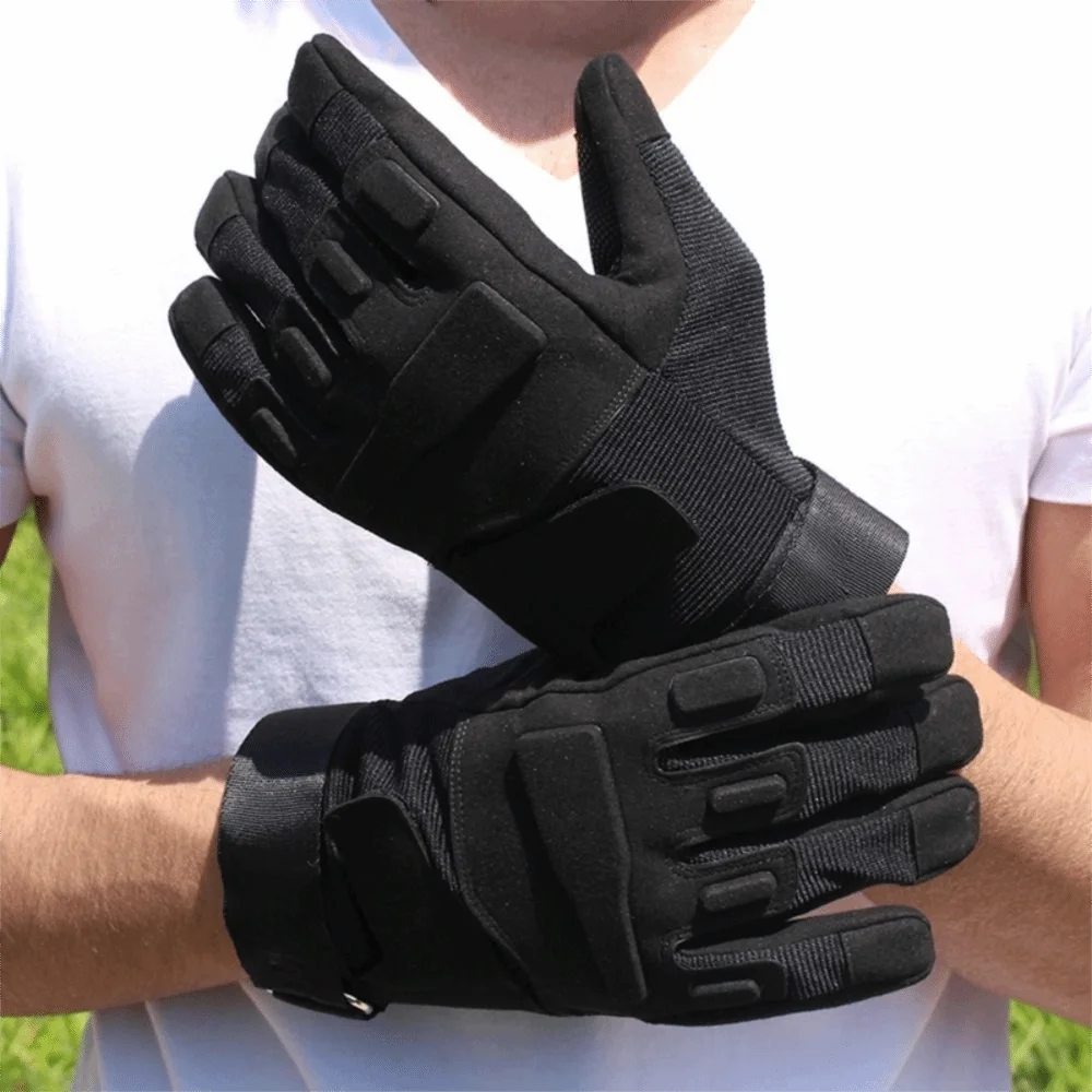 Fashion Wear-Resistant Motorcycle Gloves Black Polyester Mountaineering Gloves Anti Cutting Anti-Slip Full Finger Gloves Sports
Fashion Wear-Resistant Motorcycle Gloves Black Polyester Mountaineering Gloves Anti Cutting Anti-Slip Full Finger Gloves Sports