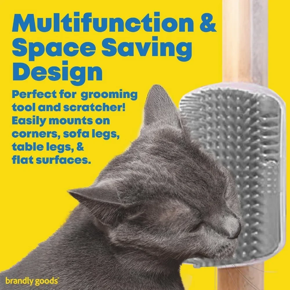 Cat Corner Scratcher Self Groomer with Catnip,1/ 2 Pack Softer Cat Face Scratchers Wall Corner Grooming Massage Combs
Cat Corner Scratcher Self Groomer with Catnip,1/ 2 Pack Softer Cat Face Scratchers Wall Corner Grooming Massage Combs