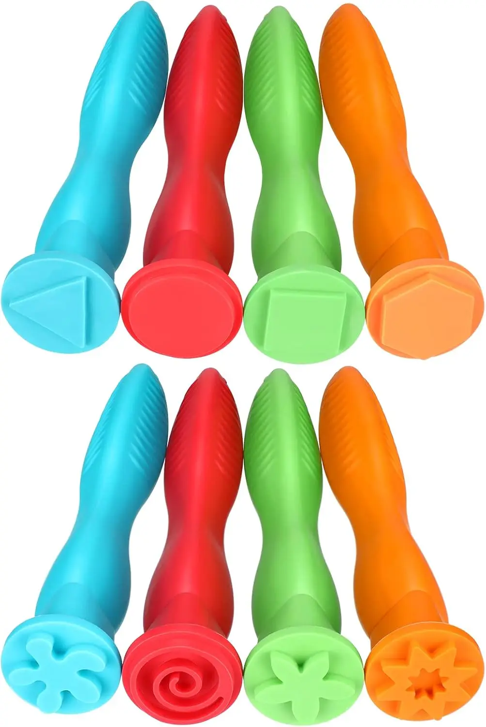 8-Pack Triangle Grip Geometric Stampers for Kids Ages 2+ - Easy to Hold Paint and Dough Stamps for DIY Crafts, Card Making, and Educational Activities
8-Pack Triangle Grip Geometric Stampers for Kids Ages 2+ - Easy to Hold Paint and Dough Stamps for DIY Crafts, Card Making, and Educational Activities