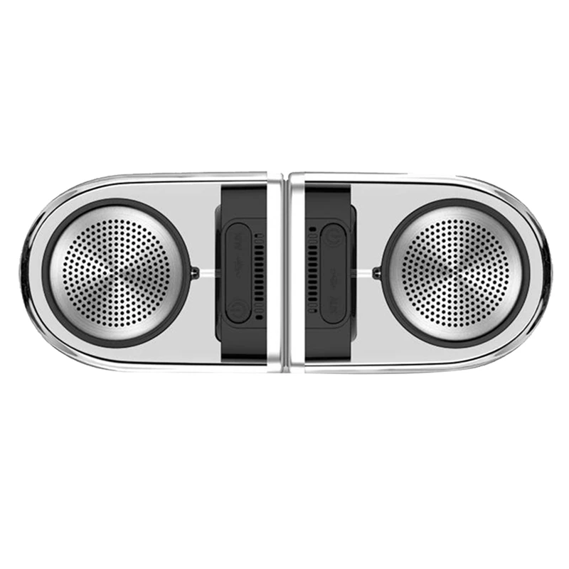 Мини-сабвуфер TWS, беспроводной Bluetooth-динамик, левый и правый канал, прозрачный магнитный уличный автомобильный динамик
Мини-сабвуфер TWS, беспроводной Bluetooth-динамик, левый и правый канал, прозрачный магнитный уличный автомобильный динамик