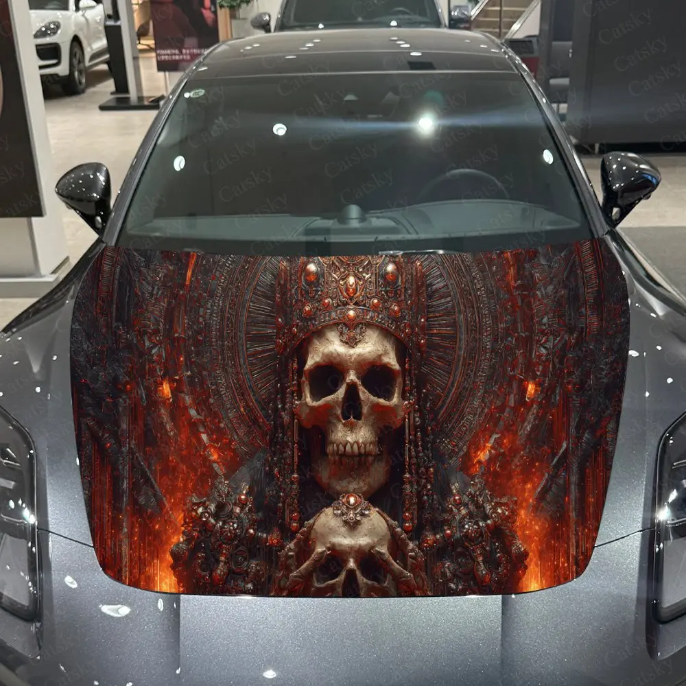 Fire Realm Skull Queen Print car hood stickers, waterproof self-adhesive, scratch resistant, easy to stick, durable car PVC stic
Fire Realm Skull Queen Print car hood stickers, waterproof self-adhesive, scratch resistant, easy to stick, durable car PVC stic