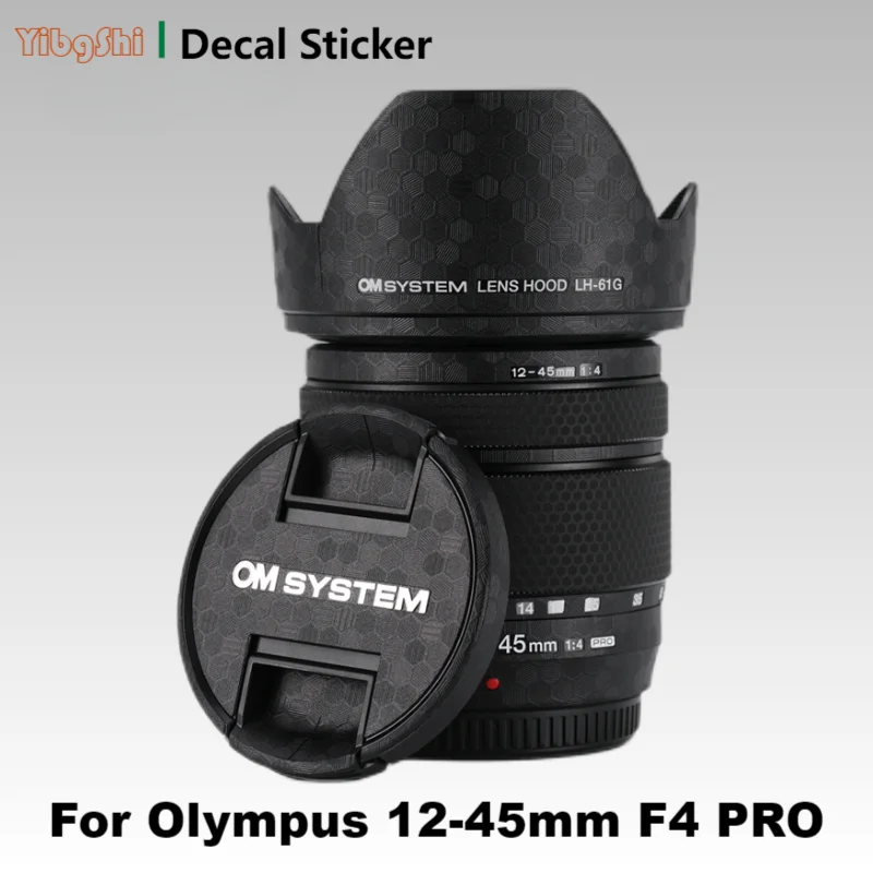 For New OM System 12-45mm F4 Pro Lens Decal Skin For Olympus 12-45mm F4 PRO Lens Protector Film 12-45pro Sticker
For New OM System 12-45mm F4 Pro Lens Decal Skin For Olympus 12-45mm F4 PRO Lens Protector Film 12-45pro Sticker