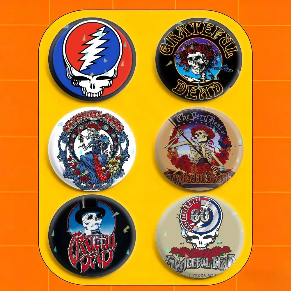 Band g-g-Grateful logo Dead 32/44/58mm Handmade Pins Round Brooch Badge Backpacks Clothes Jewelry Gifts
Band g-g-Grateful logo Dead 32/44/58mm Handmade Pins Round Brooch Badge Backpacks Clothes Jewelry Gifts