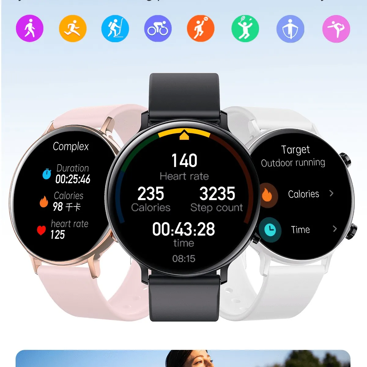 Heart Rate Health Voice Assistant Music Multiple Dial 1.3" Men BT Call Smart Watch Women Sports Fitness Smartwatch Waterproof
Heart Rate Health Voice Assistant Music Multiple Dial 1.3" Men BT Call Smart Watch Women Sports Fitness Smartwatch Waterproof