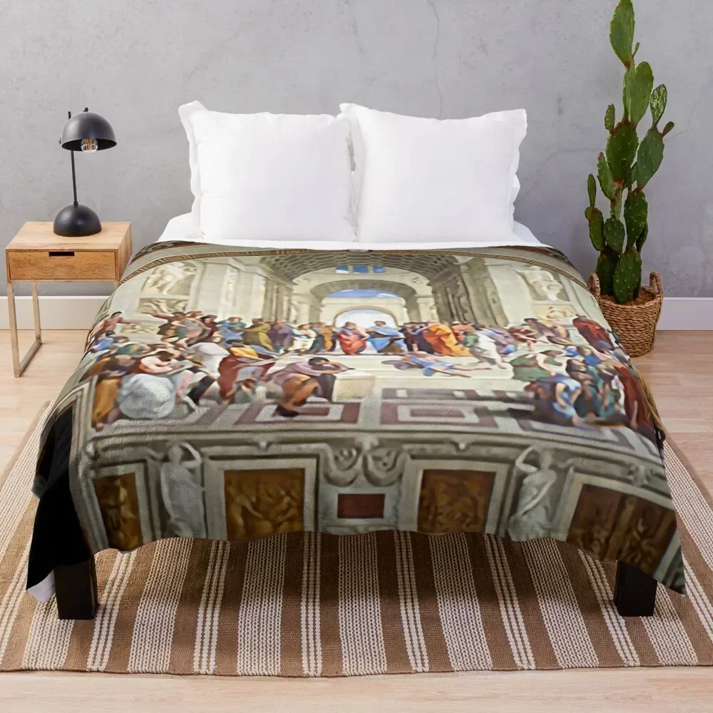 40. Raphael's The School of Athens (1511) famous painting Throw Blanket Flannel Fleece Soft Warm Throw Blanket
40. Raphael's The School of Athens (1511) famous painting Throw Blanket Flannel Fleece Soft Warm Throw Blanket