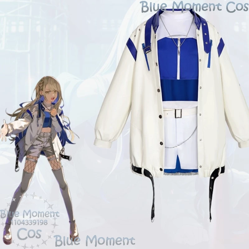 Azusawa Kohane iDOL Game PJSK Косплей Белое пальто Длинный парик Сексуальная крутая одежда Синий топ для девочек Женский костюм Карнавальная вечеринка по индивидуальному заказу
Azusawa Kohane iDOL Game PJSK Косплей Белое пальто Длинный парик Сексуальная крутая одежда Синий топ для девочек Женский костюм Карнавальная вечеринка по индивидуальному заказу