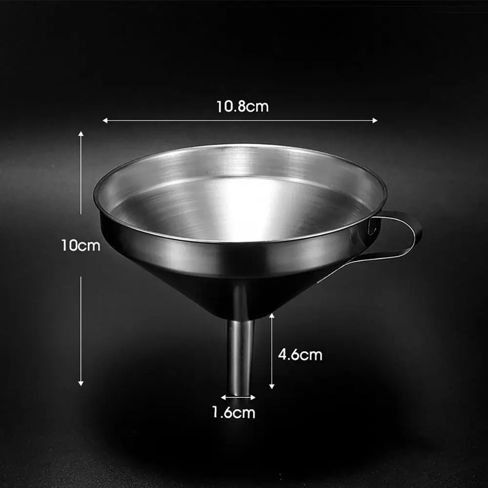 Wide Mouth Stainless Steel Funnel Spice Cooking Oil Filter with Detachable Filter Strainer Wine Spill Tool Kitchen Tool
Wide Mouth Stainless Steel Funnel Spice Cooking Oil Filter with Detachable Filter Strainer Wine Spill Tool Kitchen Tool