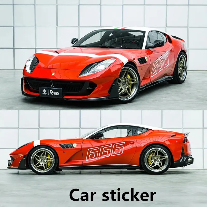 Car sticker FOR Ferrari 812 F8 F12 body exterior decoration fashionable sports sticker accessories
Car sticker FOR Ferrari 812 F8 F12 body exterior decoration fashionable sports sticker accessories