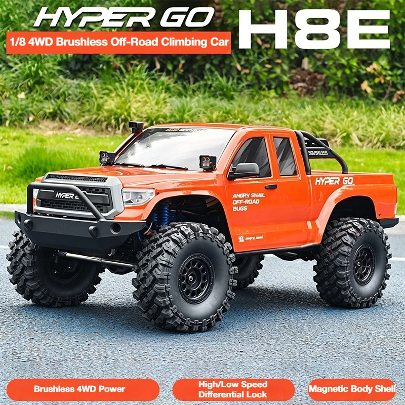 MJX H8E Super Large Remote Control Climbing Car 1:8 Brushless High And Low Speed Differential Lock 4WD RC Off-Road Vehicle
MJX H8E Super Large Remote Control Climbing Car 1:8 Brushless High And Low Speed Differential Lock 4WD RC Off-Road Vehicle