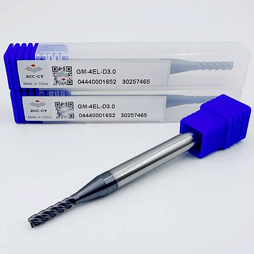 GM-4EL-D3.0 ZCC.CT GM-4EL Four blade long blade flat end milling cutter D3.0*6*12*75 4T Flat end mills 4 Flutes Flat End Mills
GM-4EL-D3.0 ZCC.CT GM-4EL Four blade long blade flat end milling cutter D3.0*6*12*75 4T Flat end mills 4 Flutes Flat End Mills