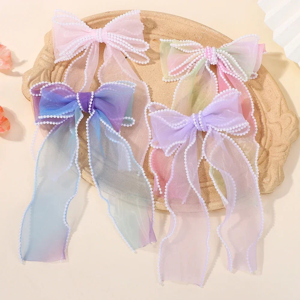 Rainbow Hair Clip Chiffon Bow Ribbon Girls Hairpins Cute Colorful Bows Flowers Children Hair Clips Fashion Hair Accessories
Rainbow Hair Clip Chiffon Bow Ribbon Girls Hairpins Cute Colorful Bows Flowers Children Hair Clips Fashion Hair Accessories