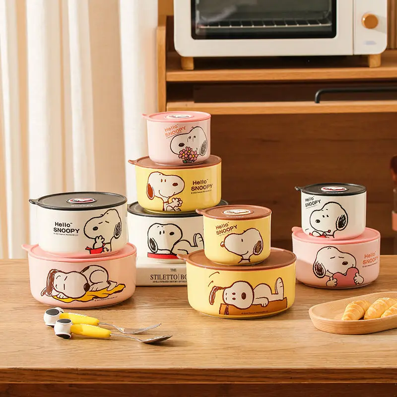 Милая миска для свежих продуктов в стиле аниме «Снупи» с крышкой, герметичная керамическая коробка для завтрака, студенческий офисный работник, коробка для бенто, может быть с подогревом в микроволновой печи
Милая миска для свежих продуктов в стиле аниме «Снупи» с крышкой, герметичная керамическая коробка для завтрака, студенческий офисный работник, коробка для бенто, может быть с подогревом в микроволновой печи