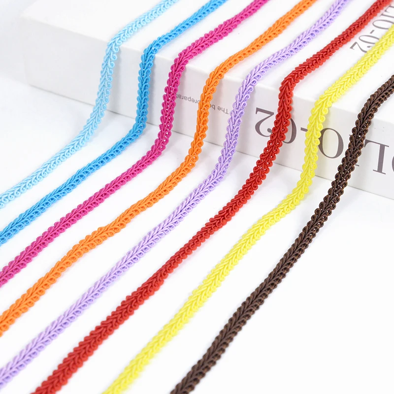 10m Multi Color 8mm Lace Trim Ribbon Centipede Braided Lace DIY Craft Sewing Accessories Birthday Wedding Home Decor Curve Lace
10m Multi Color 8mm Lace Trim Ribbon Centipede Braided Lace DIY Craft Sewing Accessories Birthday Wedding Home Decor Curve Lace