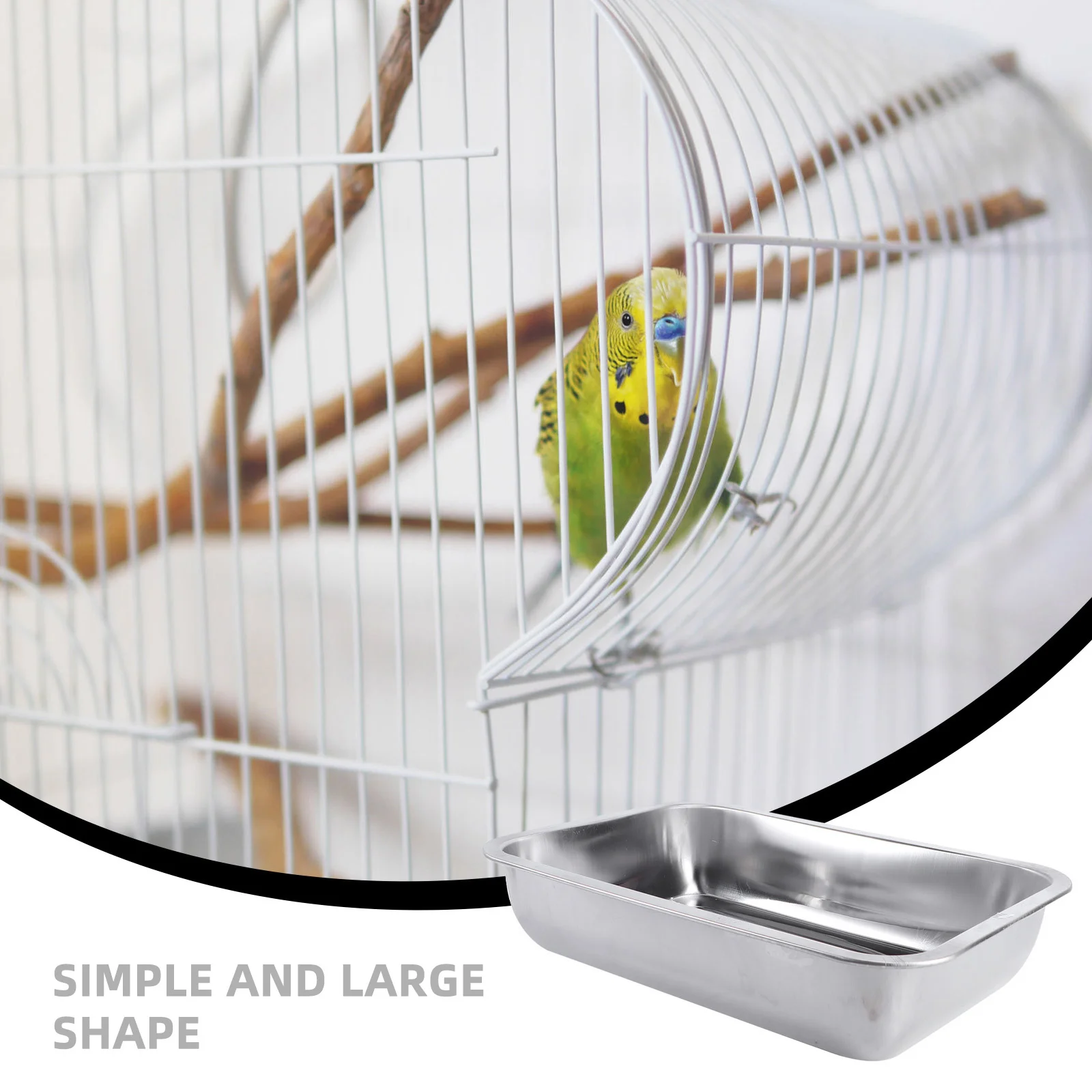 1Pcs Stainless Steel Dog Urinary Tray Leakproof Rustproof Odor Resistant Easy Clean Pet Cage Accessory for Rabbits Birds Chick
1Pcs Stainless Steel Dog Urinary Tray Leakproof Rustproof Odor Resistant Easy Clean Pet Cage Accessory for Rabbits Birds Chick