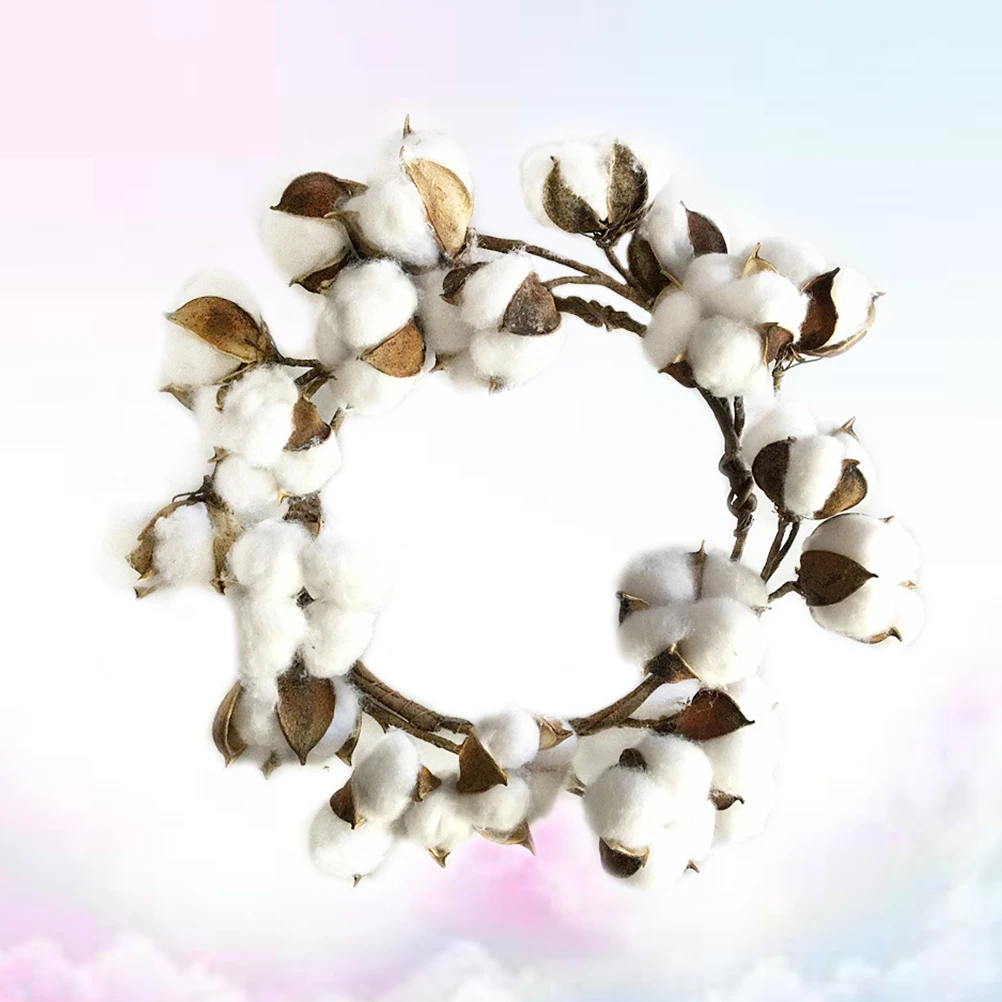 Simulation Cotton Wreath Farmhouse Christmas Door Garland Decor Wall Garden Home Office Ornament Gift Environment Natural
Simulation Cotton Wreath Farmhouse Christmas Door Garland Decor Wall Garden Home Office Ornament Gift Environment Natural