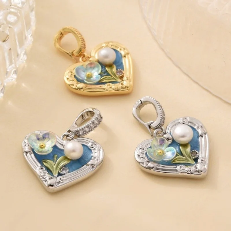 1 Piece Pearl Necklace Pendant Love Petals Exquisite Oil Painting Style DIY Jewelry Making Accessories Universal Buckle Pendant
1 Piece Pearl Necklace Pendant Love Petals Exquisite Oil Painting Style DIY Jewelry Making Accessories Universal Buckle Pendant