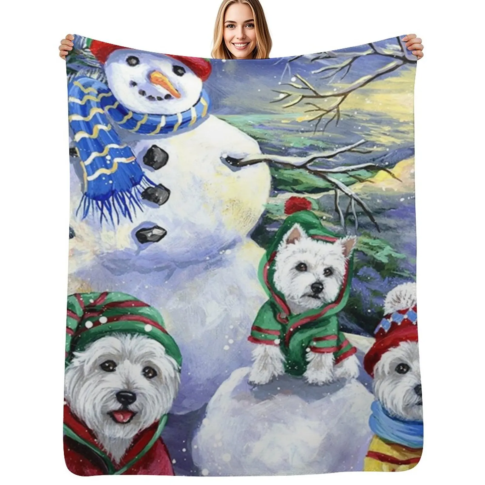 Westie Christmas tree dog Throw Blanket manga Comforter for babies Sofa Quilt Blankets
Westie Christmas tree dog Throw Blanket manga Comforter for babies Sofa Quilt Blankets