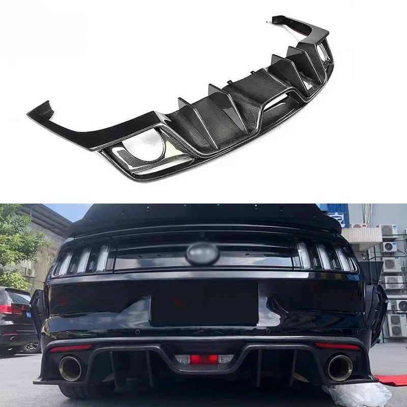 Suitable For 15-17 Ford Mustang AC Rear Lip Mustang Carbon Fiber Dual Out Rear Bumper Tail Lip Surround
Suitable For 15-17 Ford Mustang AC Rear Lip Mustang Carbon Fiber Dual Out Rear Bumper Tail Lip Surround