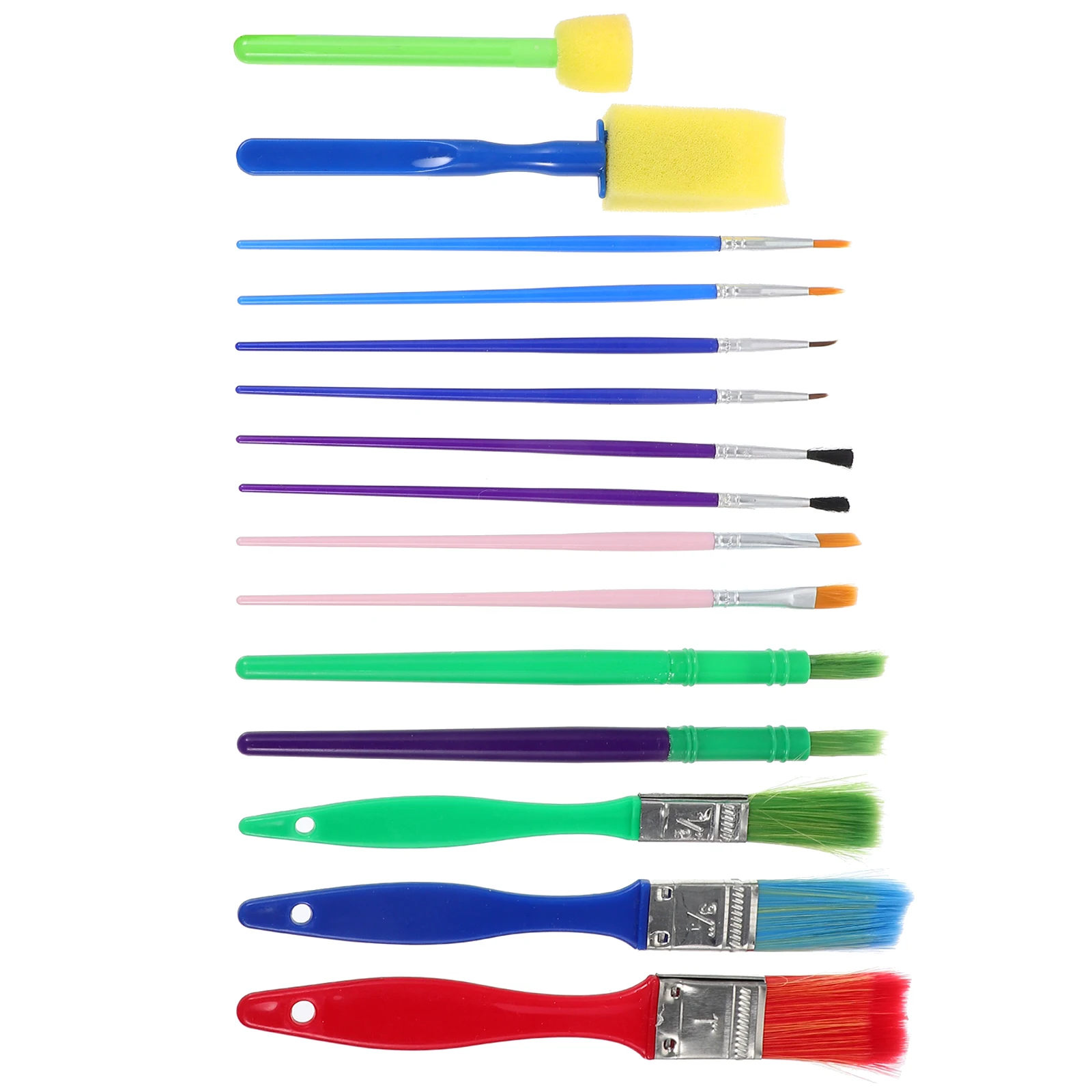 15pcs Paint Brushes Set For Kids,,Reusable Plastic,Bright Colors,Easy Grip Handles,Water Washable Brushes,Art Painting Tools For
15pcs Paint Brushes Set For Kids,,Reusable Plastic,Bright Colors,Easy Grip Handles,Water Washable Brushes,Art Painting Tools For