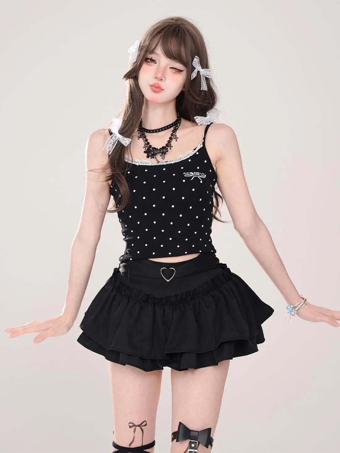 Harajuku Mini Skirt Women Lolita Ruffles A-line High Waist Kawaii Chic Korean Fashion Streetwear Gothic Summer Faldas Y2k Skirt
Harajuku Mini Skirt Women Lolita Ruffles A-line High Waist Kawaii Chic Korean Fashion Streetwear Gothic Summer Faldas Y2k Skirt
