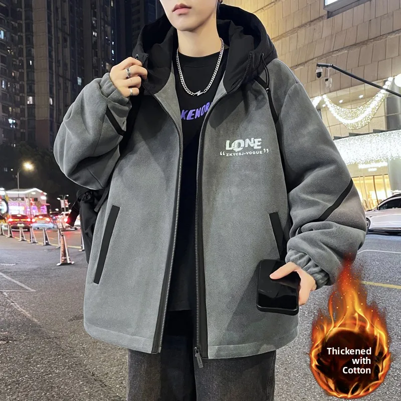 Подростковая утепленная куртка оверсайз с капюшоном для мальчиков, из полиэстера, теплая зимняя одежда, повседневная, с длинными рукавами, на молнии
Подростковая утепленная куртка оверсайз с капюшоном для мальчиков, из полиэстера, теплая зимняя одежда, повседневная, с длинными рукавами, на молнии