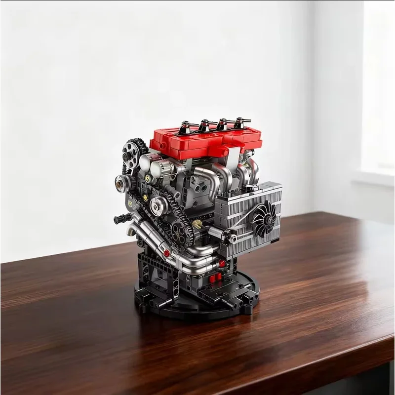 10235 Mould King MMC L4 Engine Model Creative Toys Educational Assemble Kit moc Bricks Sets Building Blocks kids Christmas Gift
10235 Mould King MMC L4 Engine Model Creative Toys Educational Assemble Kit moc Bricks Sets Building Blocks kids Christmas Gift