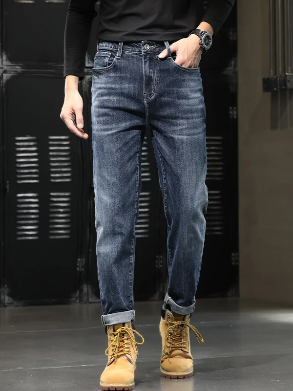 Fall Season Slim Fit Straight Leg Heavy Duty Washed High End Stretchy Men's Jeans Casual Wear Resistant Wear American Style
Fall Season Slim Fit Straight Leg Heavy Duty Washed High End Stretchy Men's Jeans Casual Wear Resistant Wear American Style